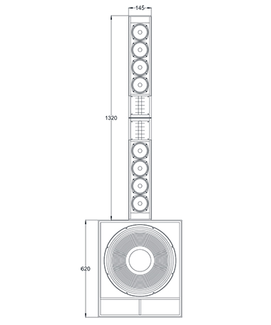 ACTIVE COLUMN SPEAKER