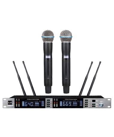 Wireless handheld microphone